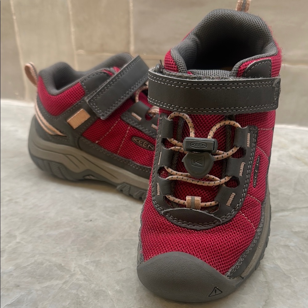 KEEN Kids' Red and Gray Shoes